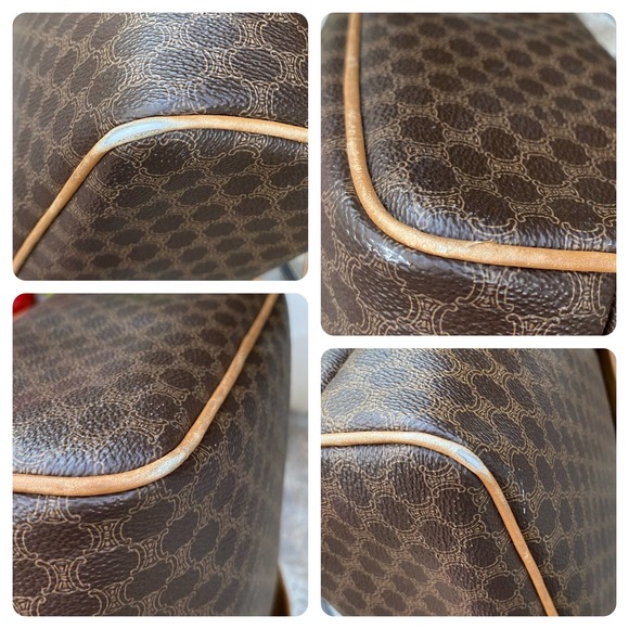 Celine Vintage Macadam Drawstring Bucket Bag - Picture 13 of 16